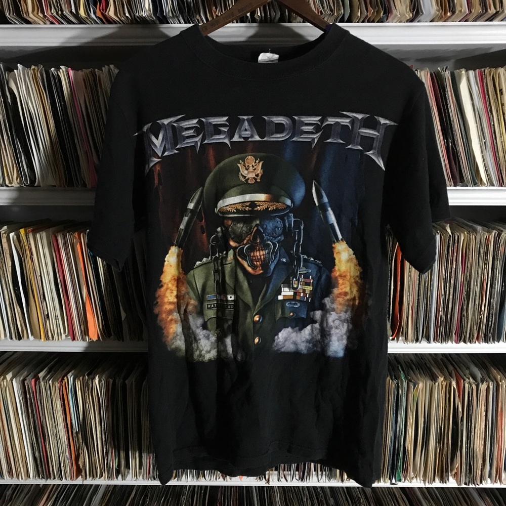 Megadeath Vintage Anvil Tee-Shirt Vic Rattlehead
